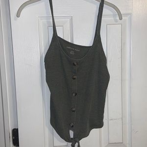 button down tank top
